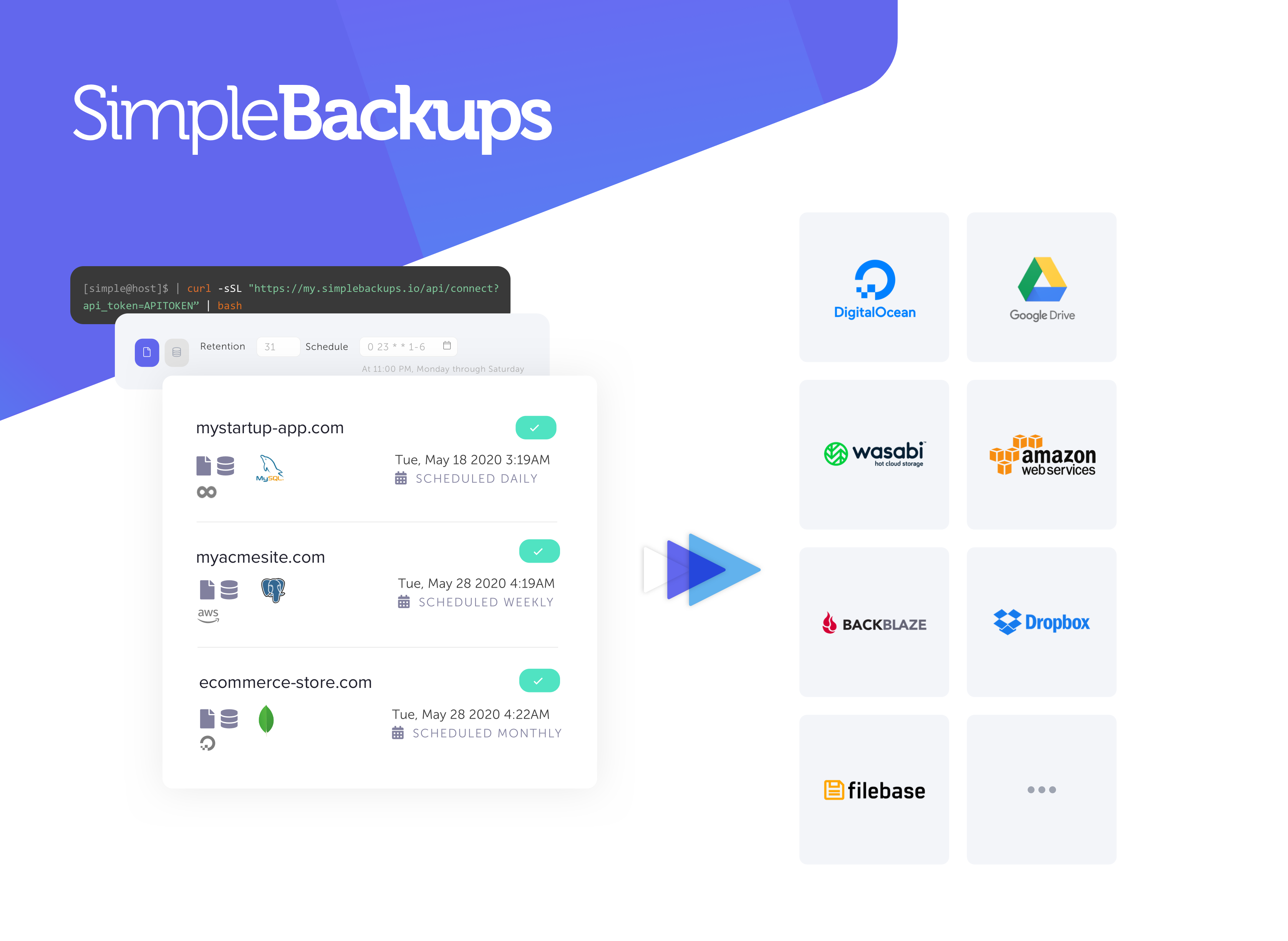 SimpleBackups Software - SimpleBackups