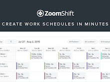 ZoomShift Software - Create Work Schedules In Minutes