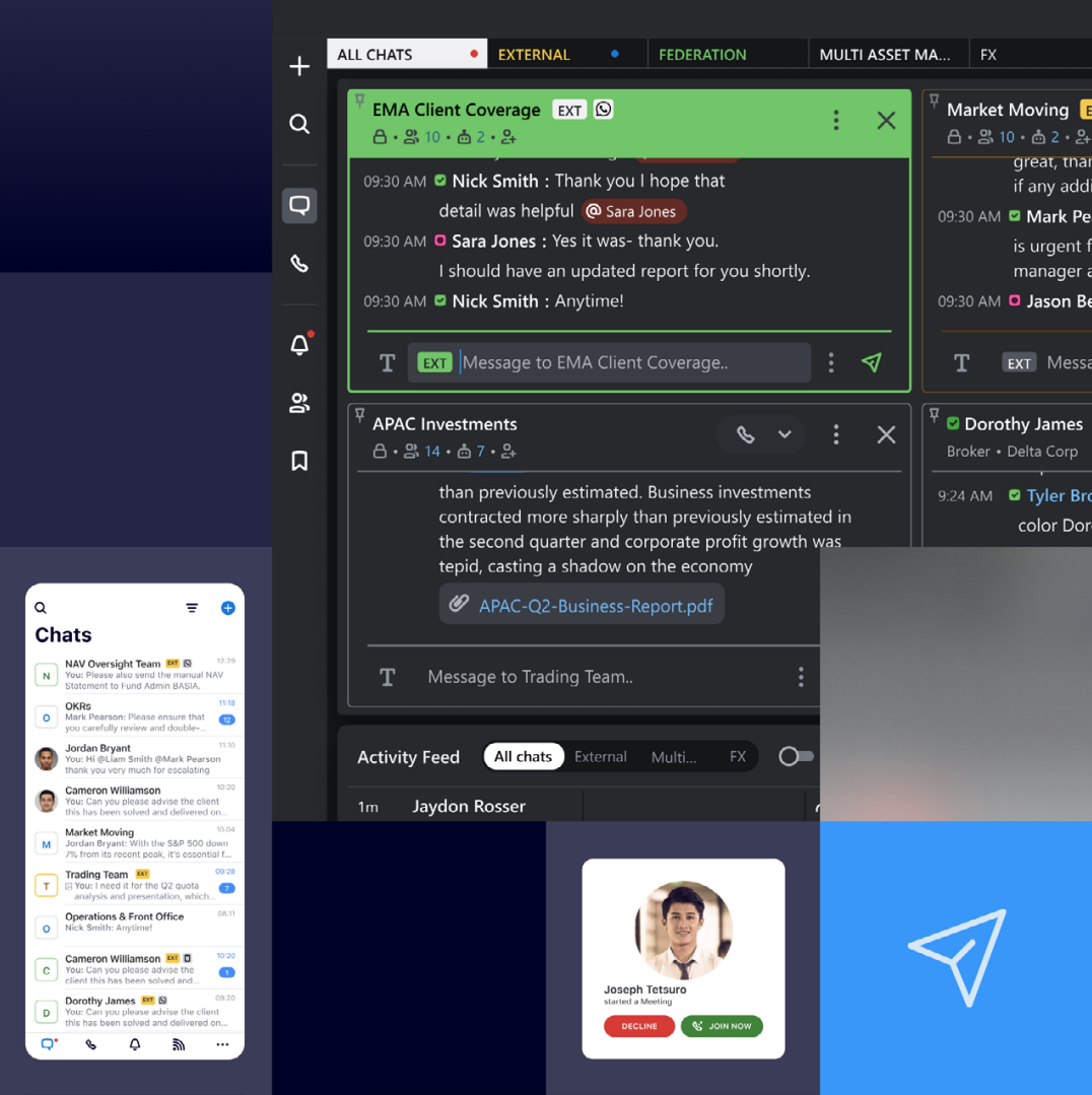 Symphony Communication screenshot: Symphony Messaging - Mobile & Desktop