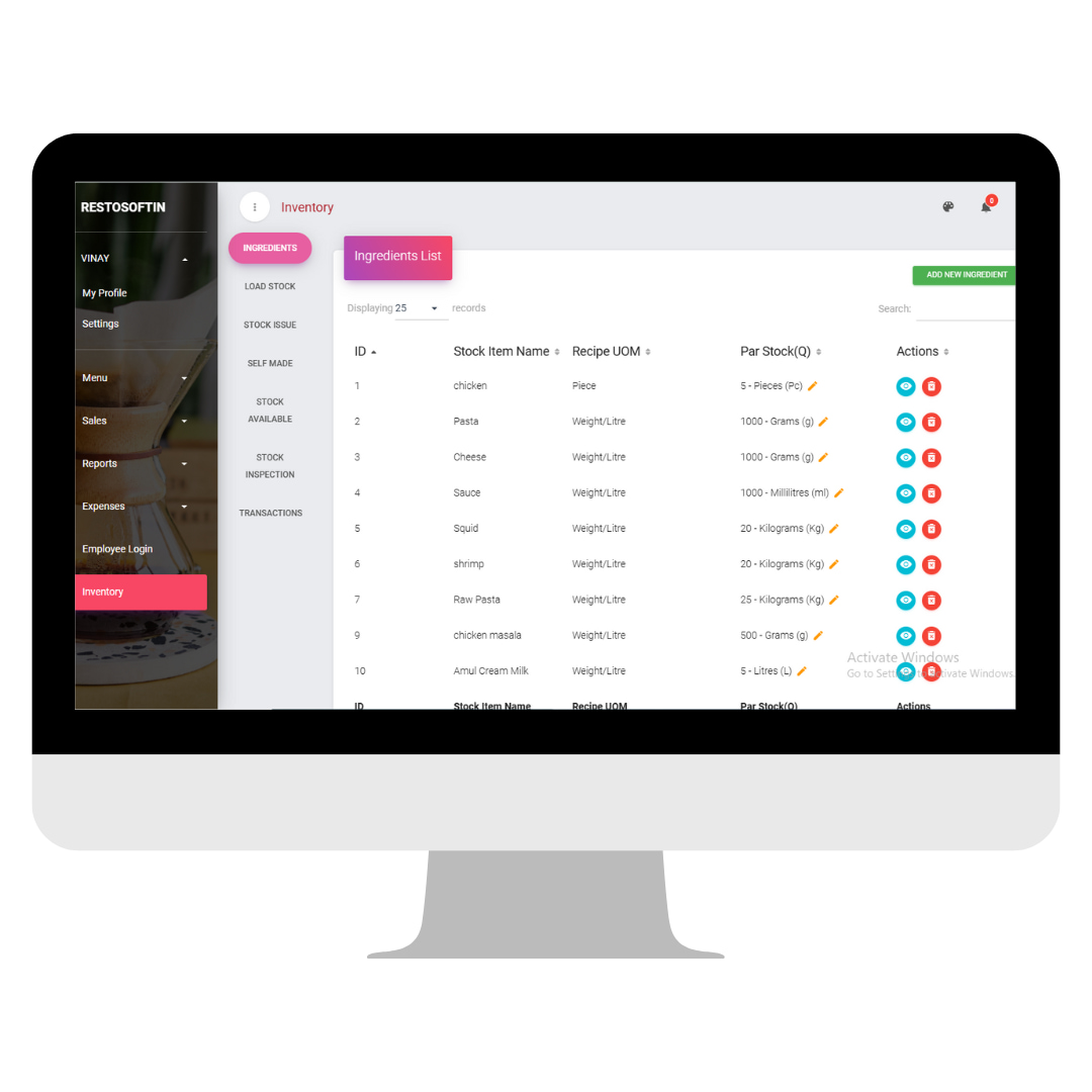 Restosoft Software - restaurant pos software