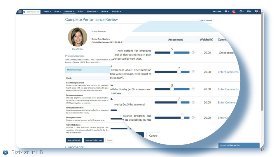 BizMerlinHR Software - 4