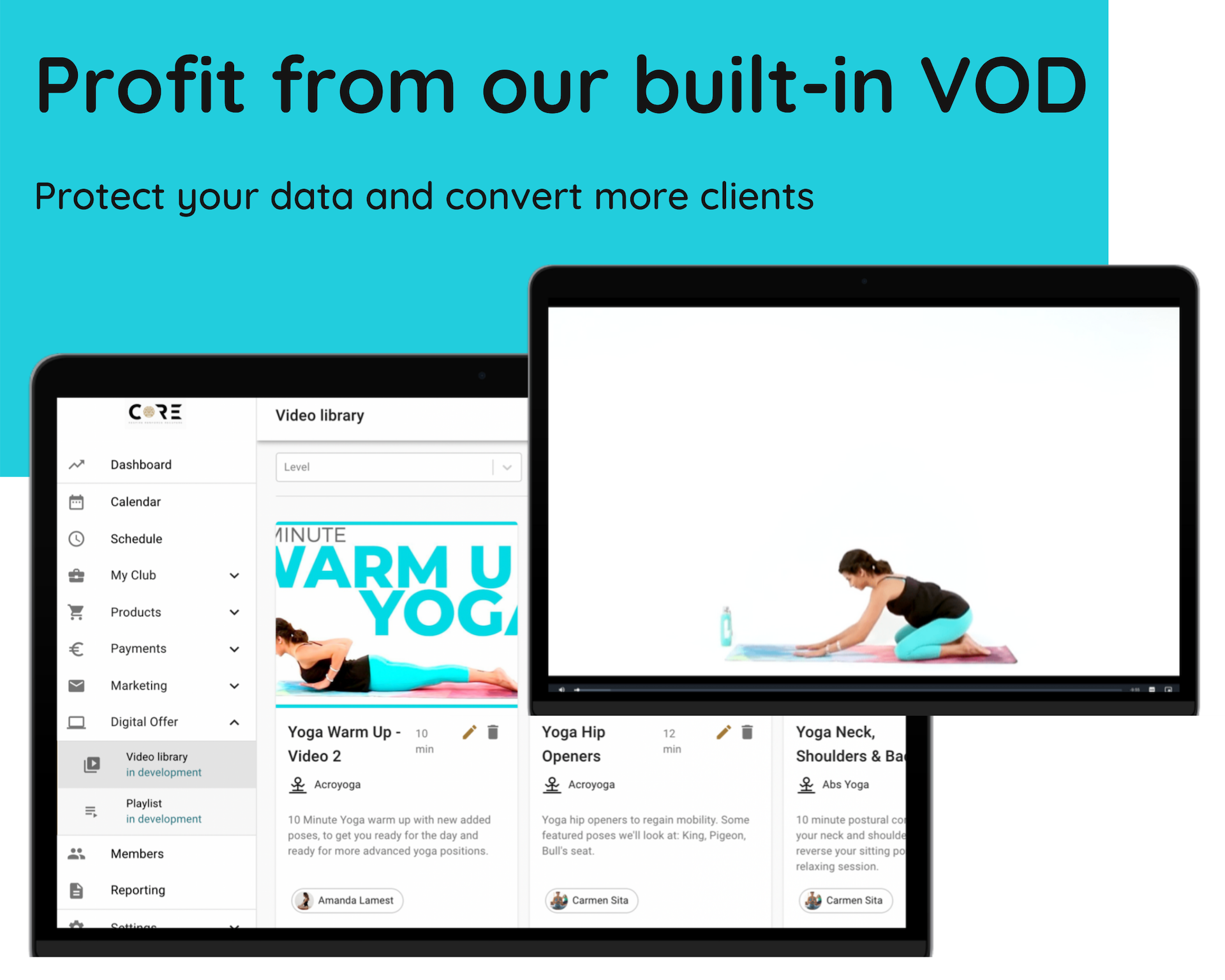 bsport Software - VOD library