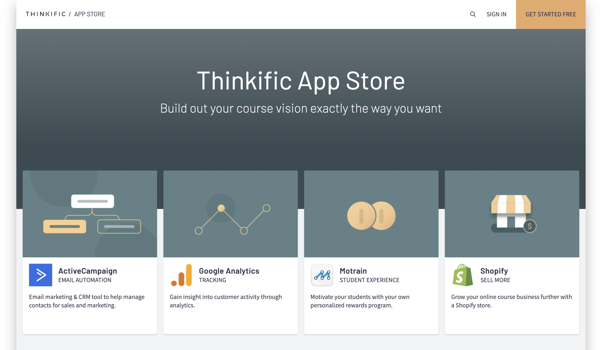 Thinkific Software - It’s never been easier to make your online course vision a reality. Our app store empowers anyone to create meaningful learning experiences, build community or grow a business, no matter their expertise.
