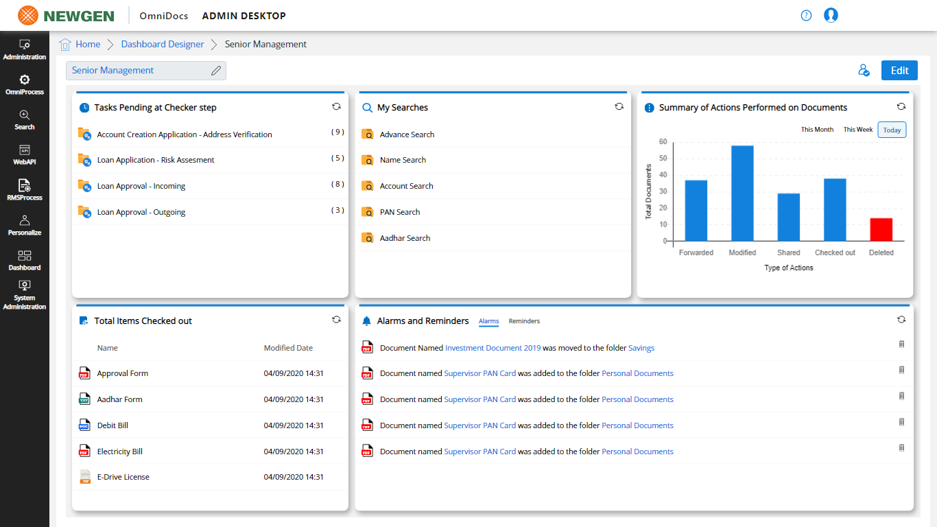 Newgen Enterprise Content Management Software - 1