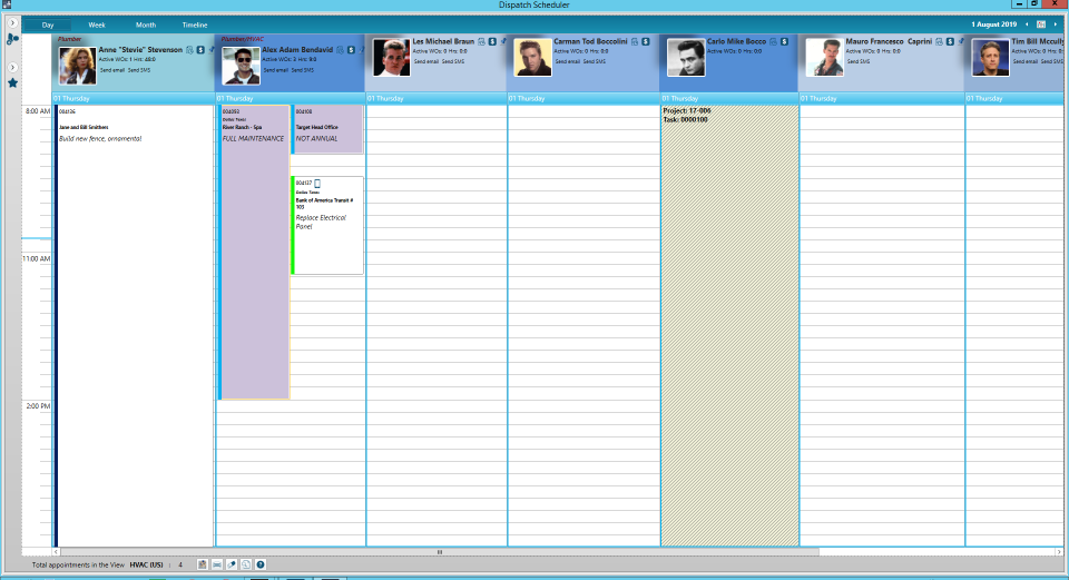 Jonas Enterprise Software - Dispatch Scheduler