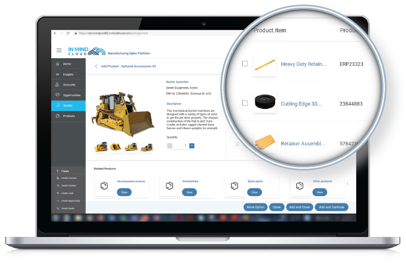 Quotation Visualization - Manufacturing X Sales Platform by In Mind Cloud