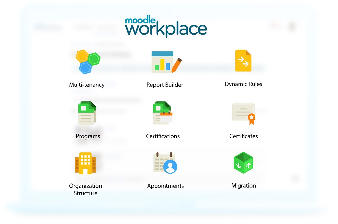 Moodle Software - Moodle Workplace features