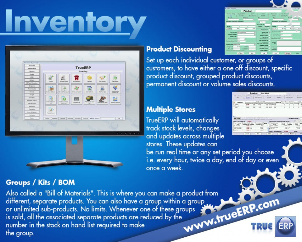TrueERP Software - Inventory