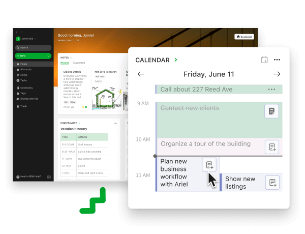 <p style="text-align: center;"><span style="font-weight: 400;">Integrating calendar in </span><a href="https://www.capterra.com/p/212257/Evernote/"><span style="font-weight: 400;">Evernote Teams</span></a><span style="font-weight: 400;"> (</span><a href="https://www.capterra.com/p/212257/Evernote/"><span style="font-weight: 400;">Source</span></a><span style="font-weight: 400;">)</span></p>
