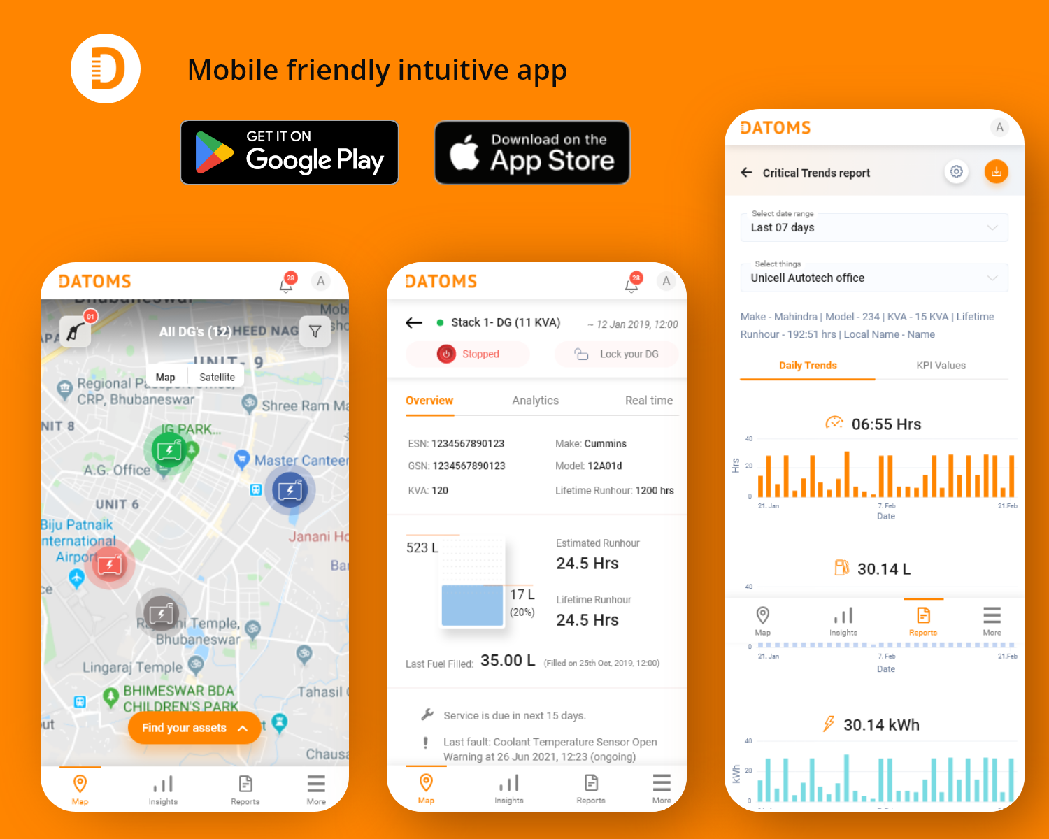 DATOMS Software - Intutive Mobile Apps in Android and IoS