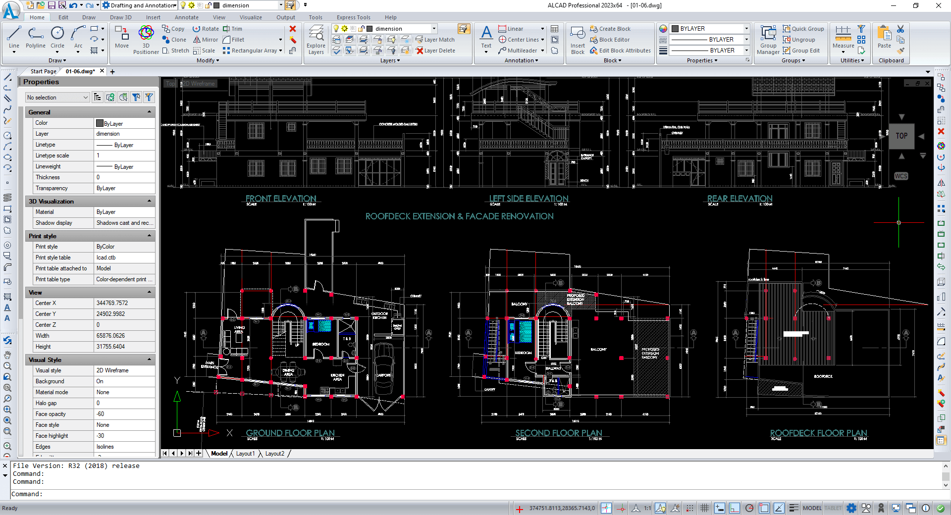 ALCAD screenshot: Die beste AutoCAD Alternative