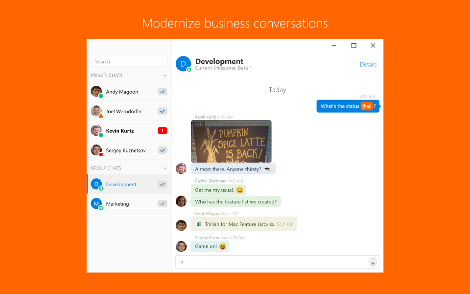 Modernize business conversations