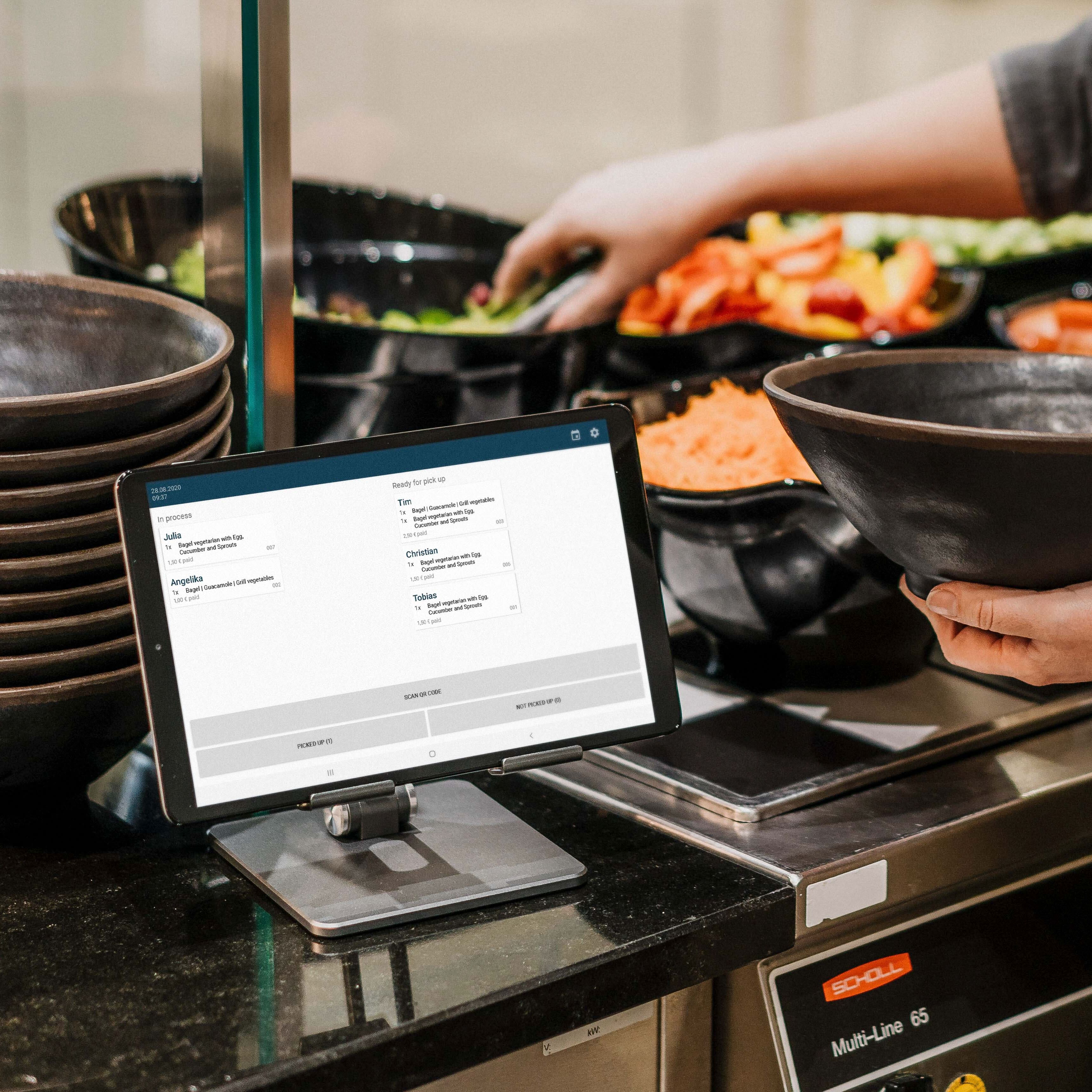 Simplify the coordination of pre-orders and their processing in the kitchen.