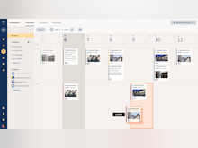 Hootsuite Software - Scheduling: Plan social content as a team with an intuitive, shared planner that features collaborative post drafts and built-in approval workflows.