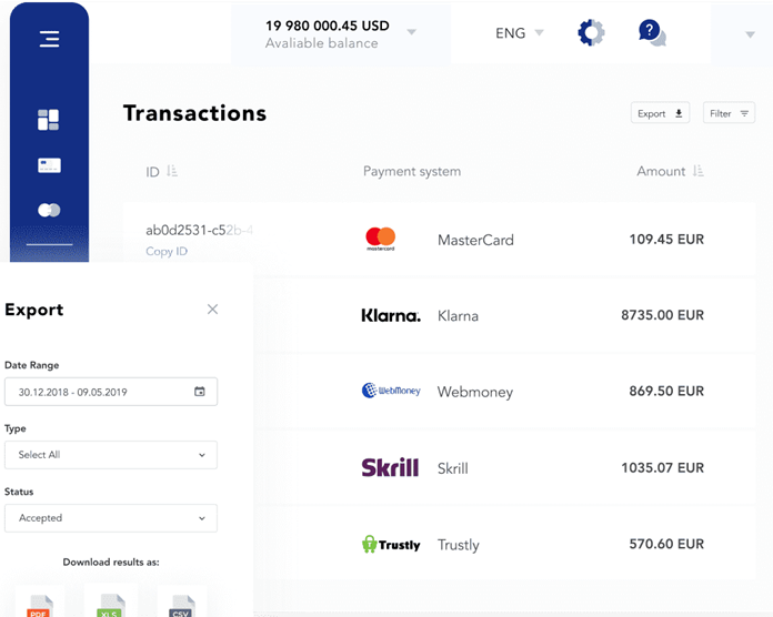 PayOp transactions