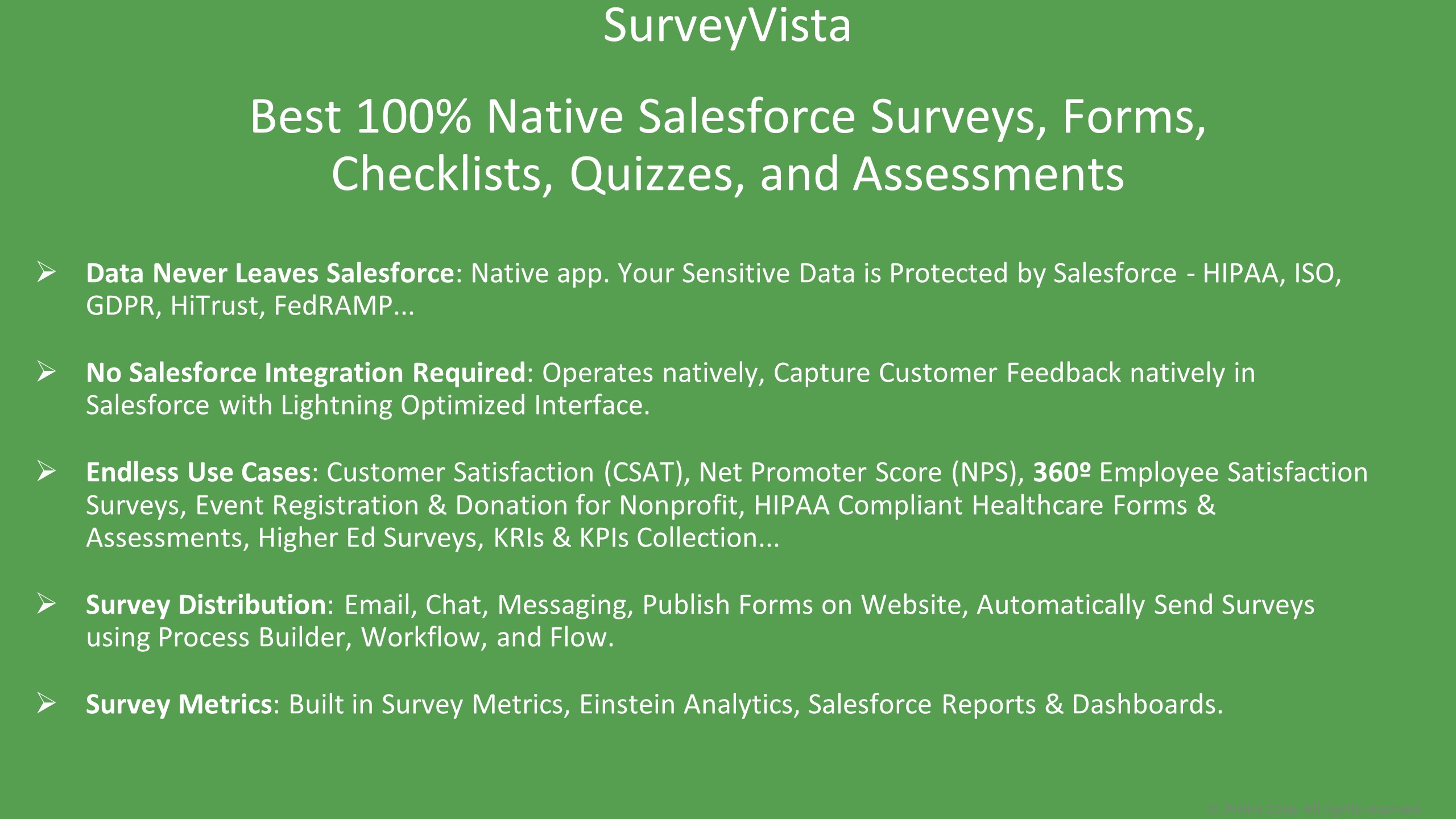 Best 100% Native Salesforce Surveys, Forms, Checklists, Quizzes, and Assessments