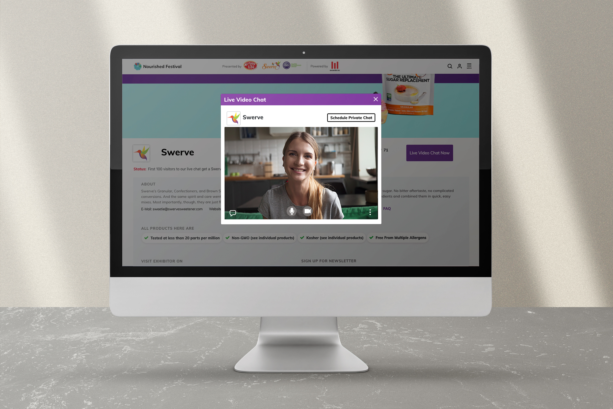 Live and Text Chat Within Each Booth-thumb