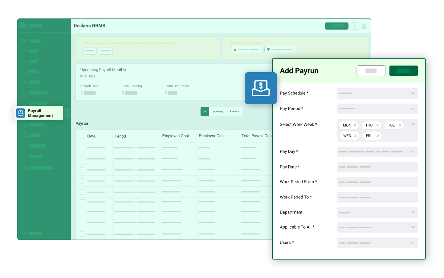 Easily process payroll with a few clicks. Automate calculations, deductions, and salary payments. Generate detailed and accurate payroll reports.
