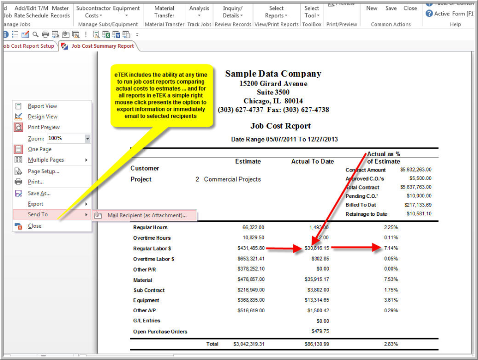 eTEK Online Software - 1