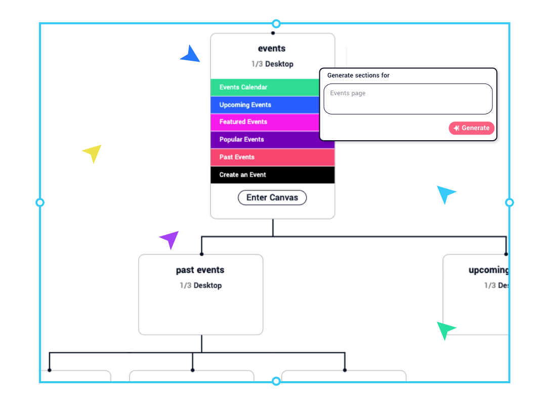 Claritee Software - AI powered sitemapping + sections.
Plan the page hierarchy. Organize and structure it. Use AI to add your pages + sections, copy the structure of an existing site in 1-click or build hierarchies manually.