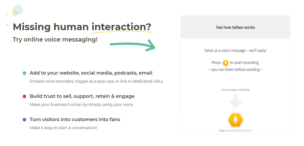 Add voice recorders to websites, social media, email and more-thumb