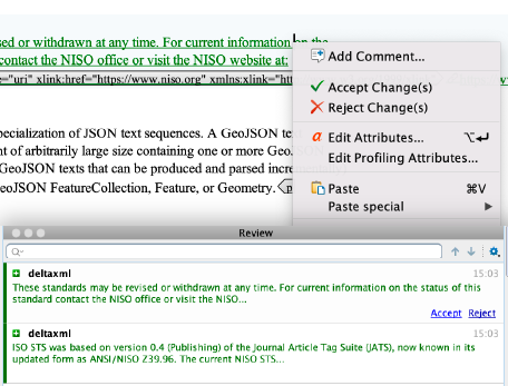 Content Compare Software - Accept/Reject Change