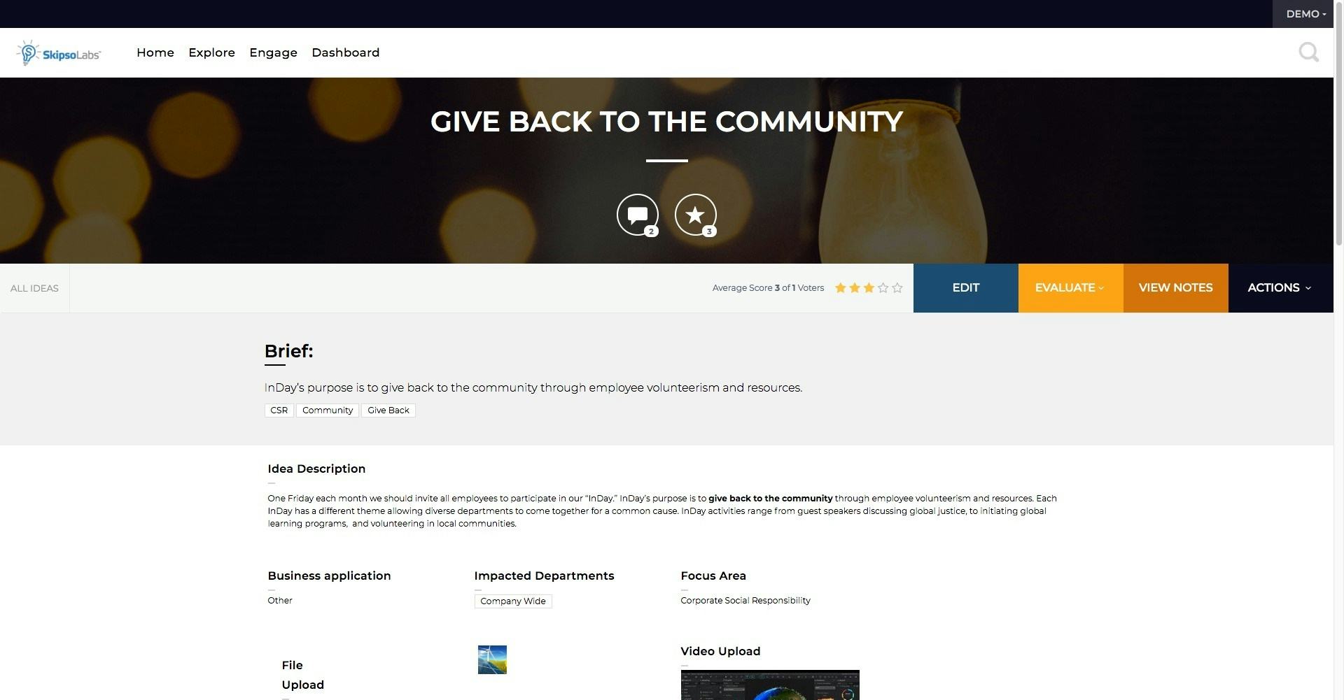 SkipsoLabs community management screenshot