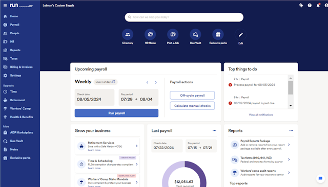 RUN Powered by ADP vs ADP Workforce Now - 2026 Comparison - Software Advice