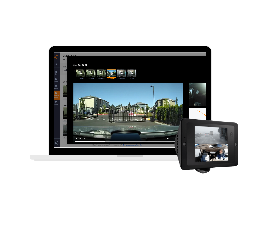 ClearPathGPS Software - Intelligent Dash Cams with Real-time images and video feeds for additional insight. Access to both road and driver-facing video footage will help serve as evidence in the case of false claims and unfounded lawsuits