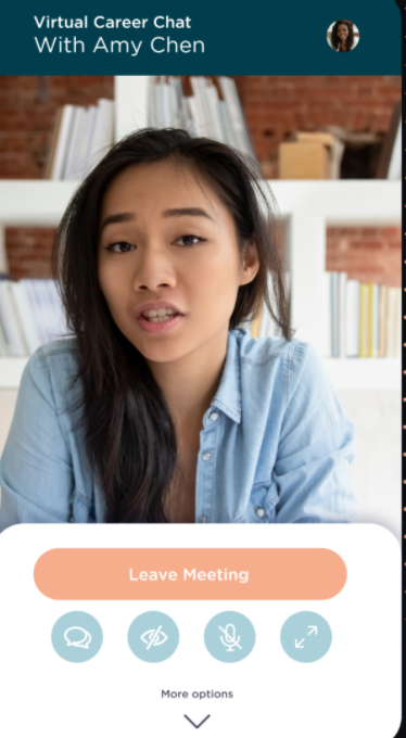 Firsthand virtual career chats