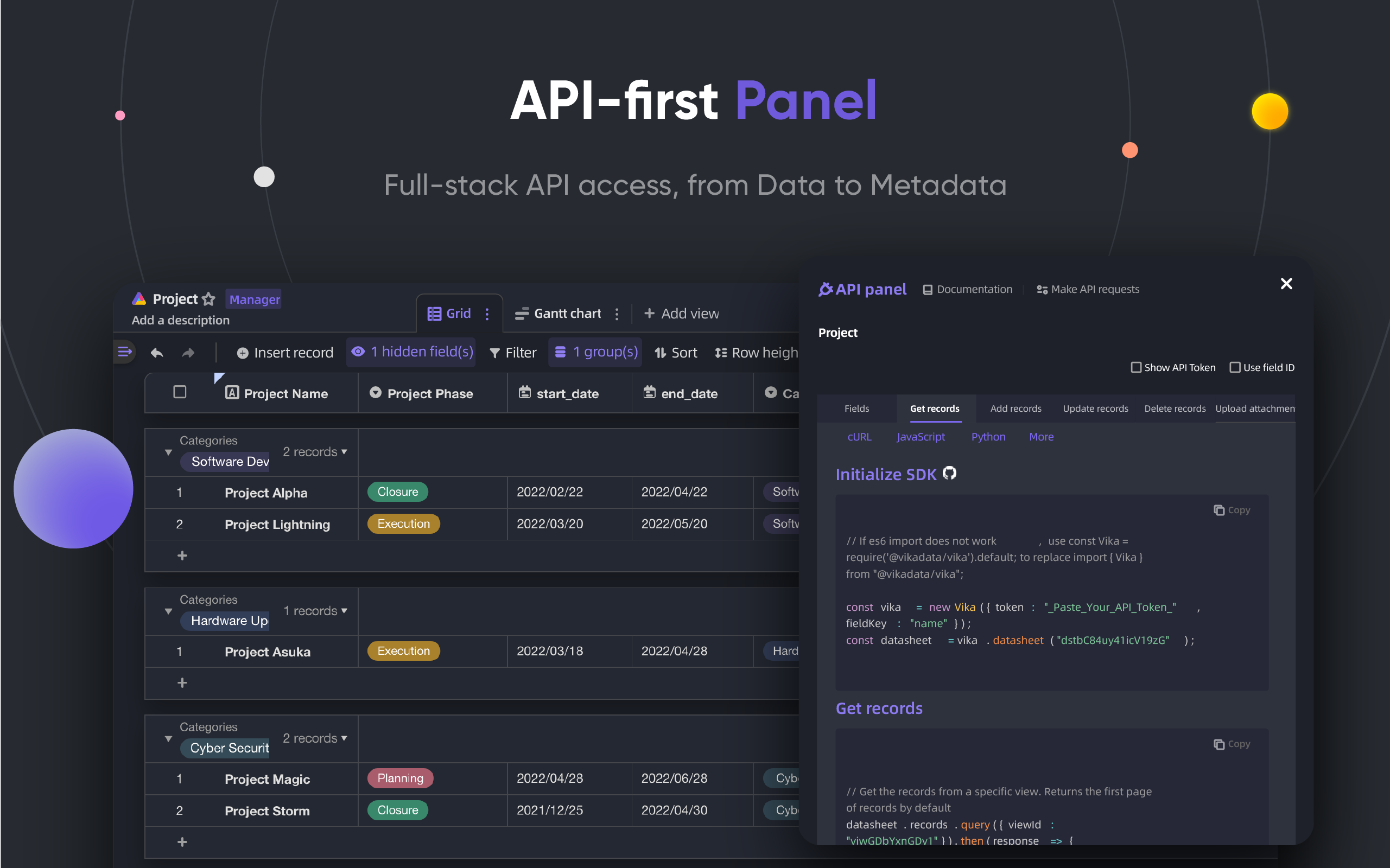 AITable Full-stack API access, from data to metadata