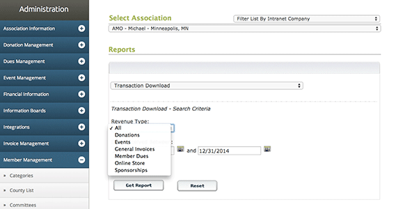Track the flow of money with financial reporting options
