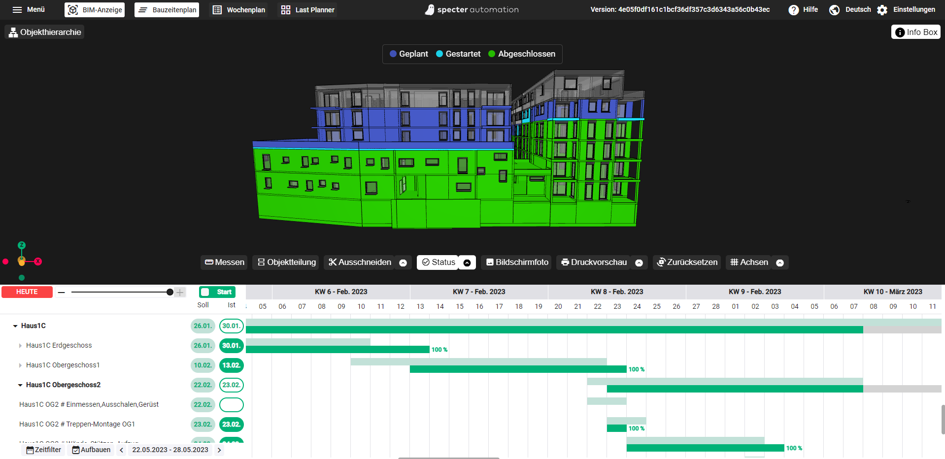 Specter Software - Specter Software with last planner