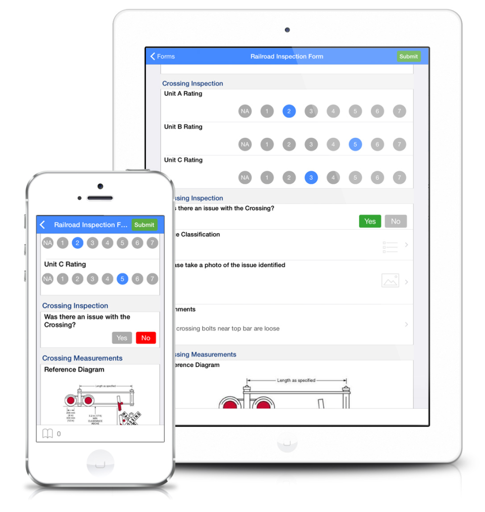 Build online inspection forms