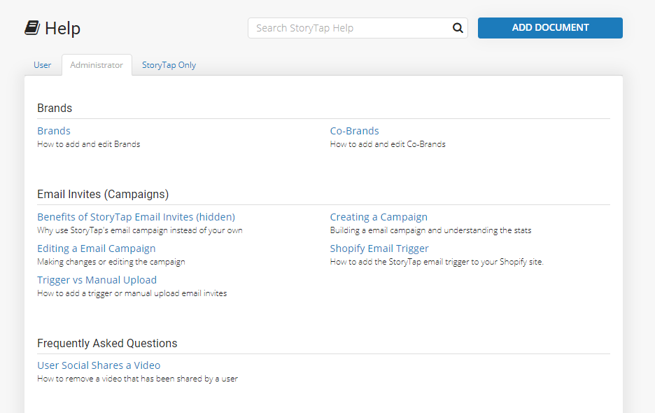 StoryTap help center