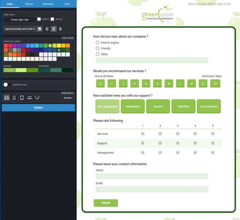 ngSurvey Software - 2