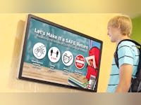 Arreya Software - Digital signage for schools keeps students engaged and motivated. Upload information directly from your twitter or celebrate wins with photos. Even livestream events for remote viewing from anywhere. Progressive Web App is perfect for remote learning.