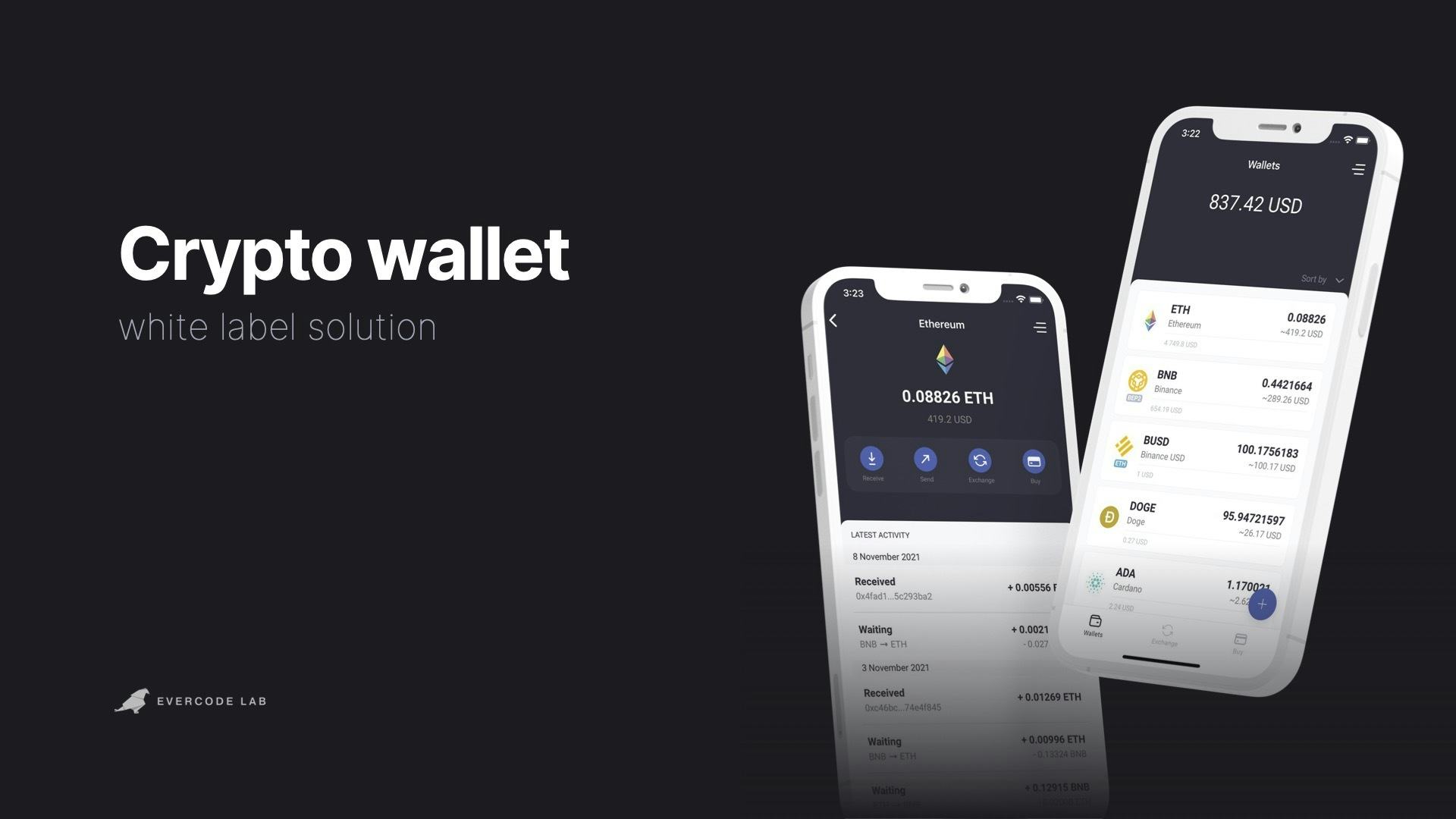 Evercode White Label Crypto Wallet