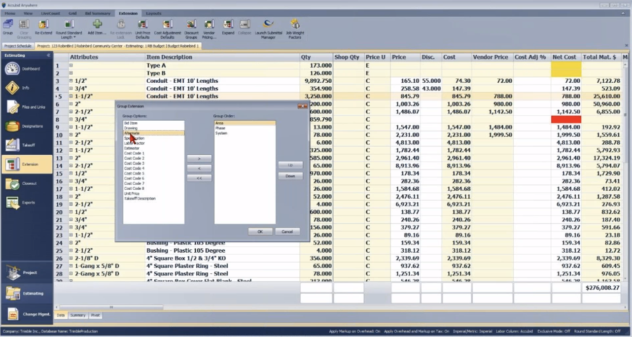 accubid electrical estimating software free download