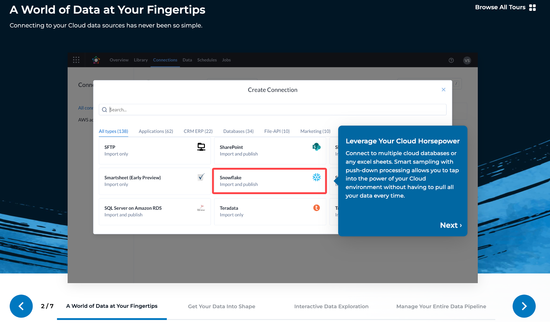 Alteryx Designer Cloud Software - Alteryx Designer Cloud create connections