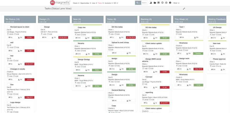 Magnetic Software - Clearly Defined Tasks
