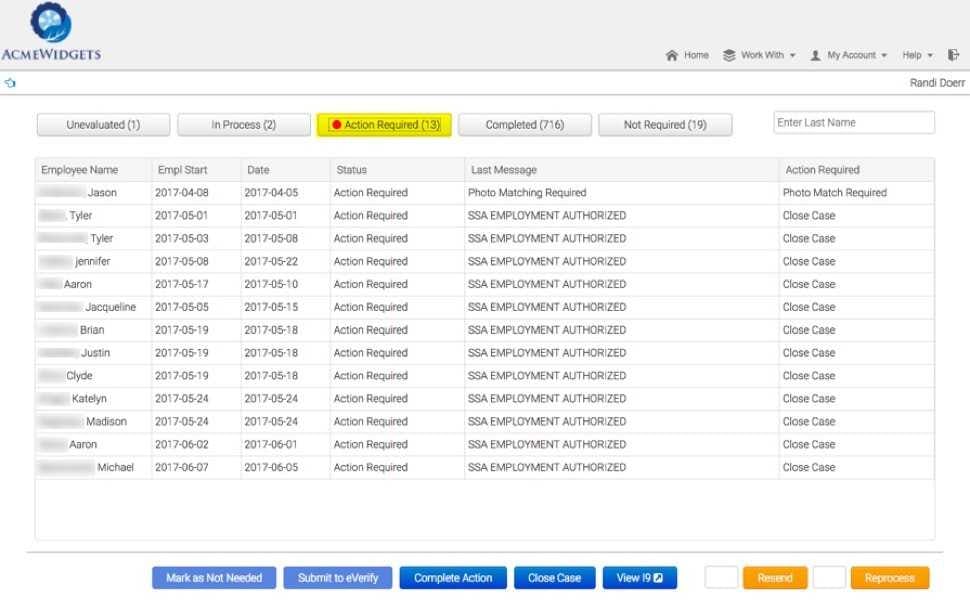 OnboardCentric Software - E-Verify case management