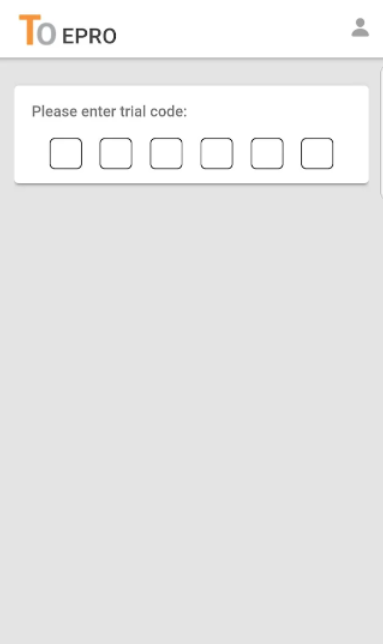 Trial Online screenshot: Trial Online login
