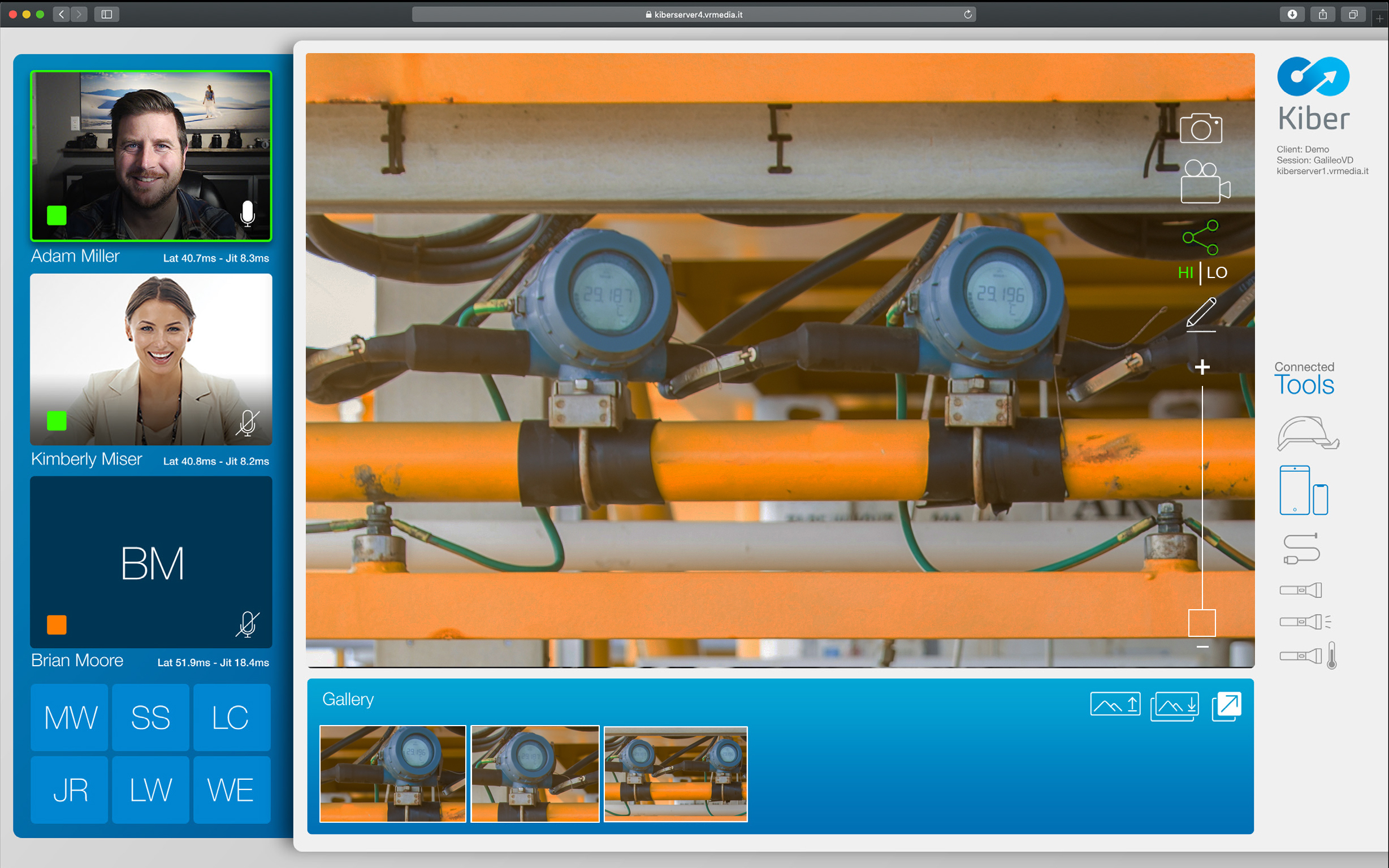 Kiber 3 screenshot: Kiber 3 home