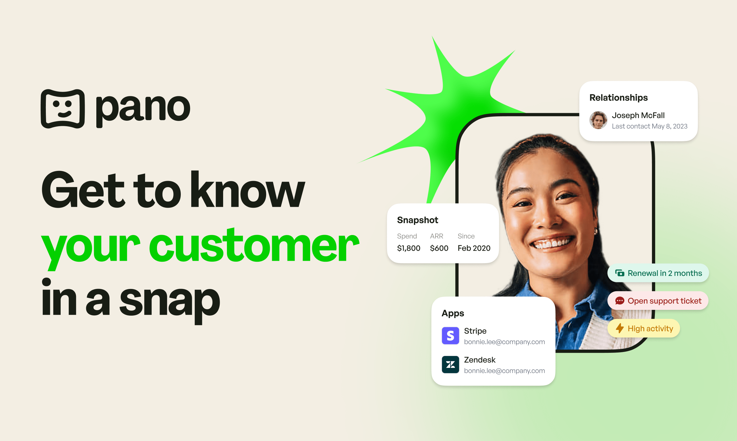Get to know your customer in a snap