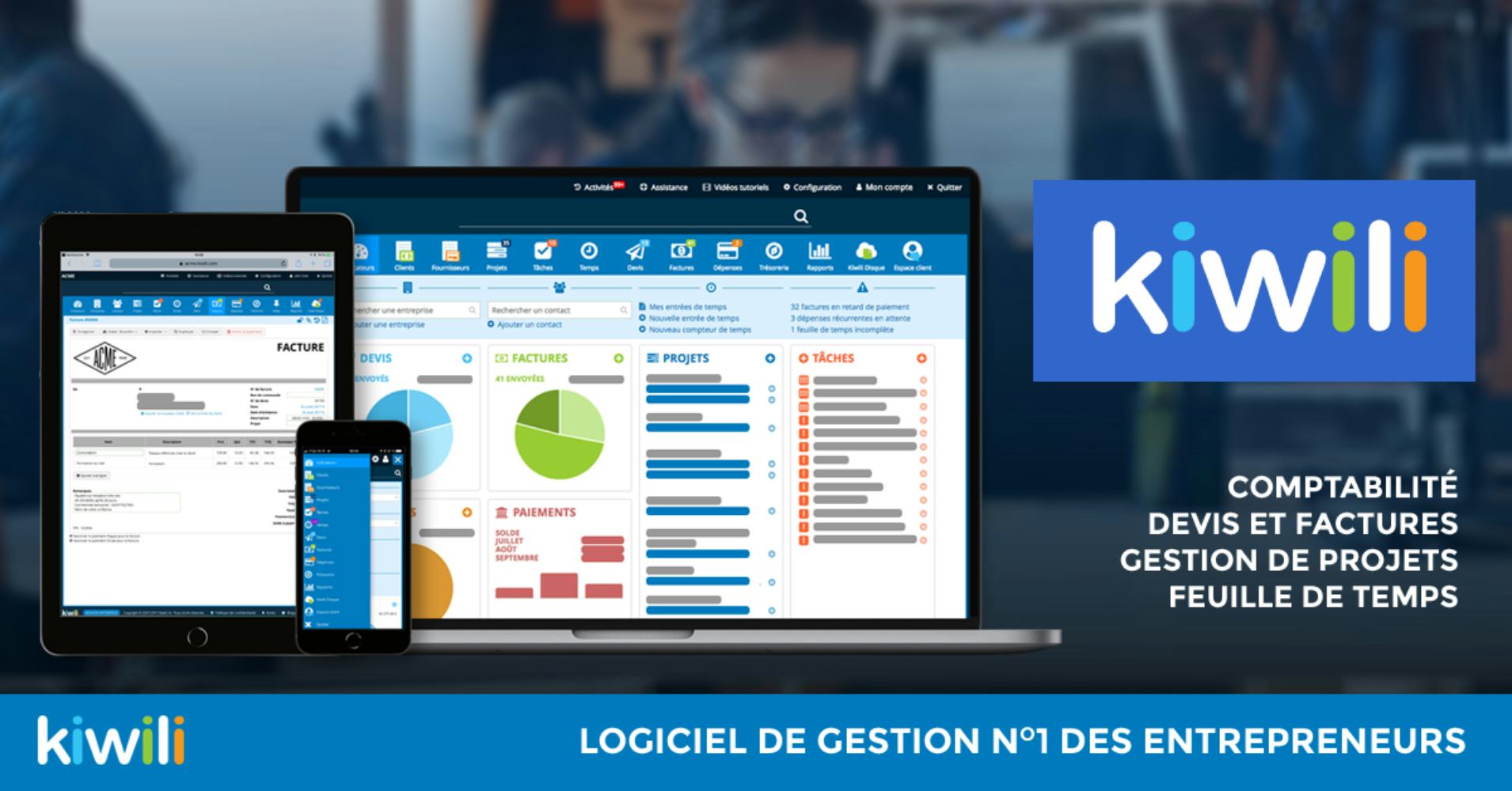 Meilleur logiciel de gestion en ligne: pourquoi choisir Kiwili ?