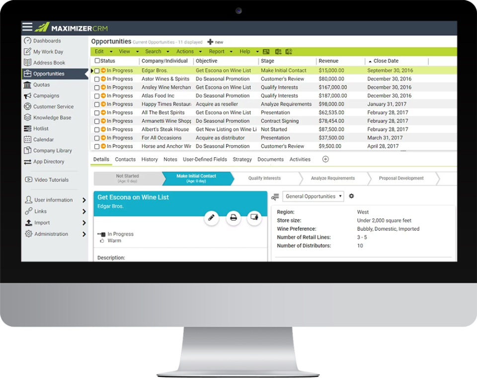 Maximizer CRM Software - 2