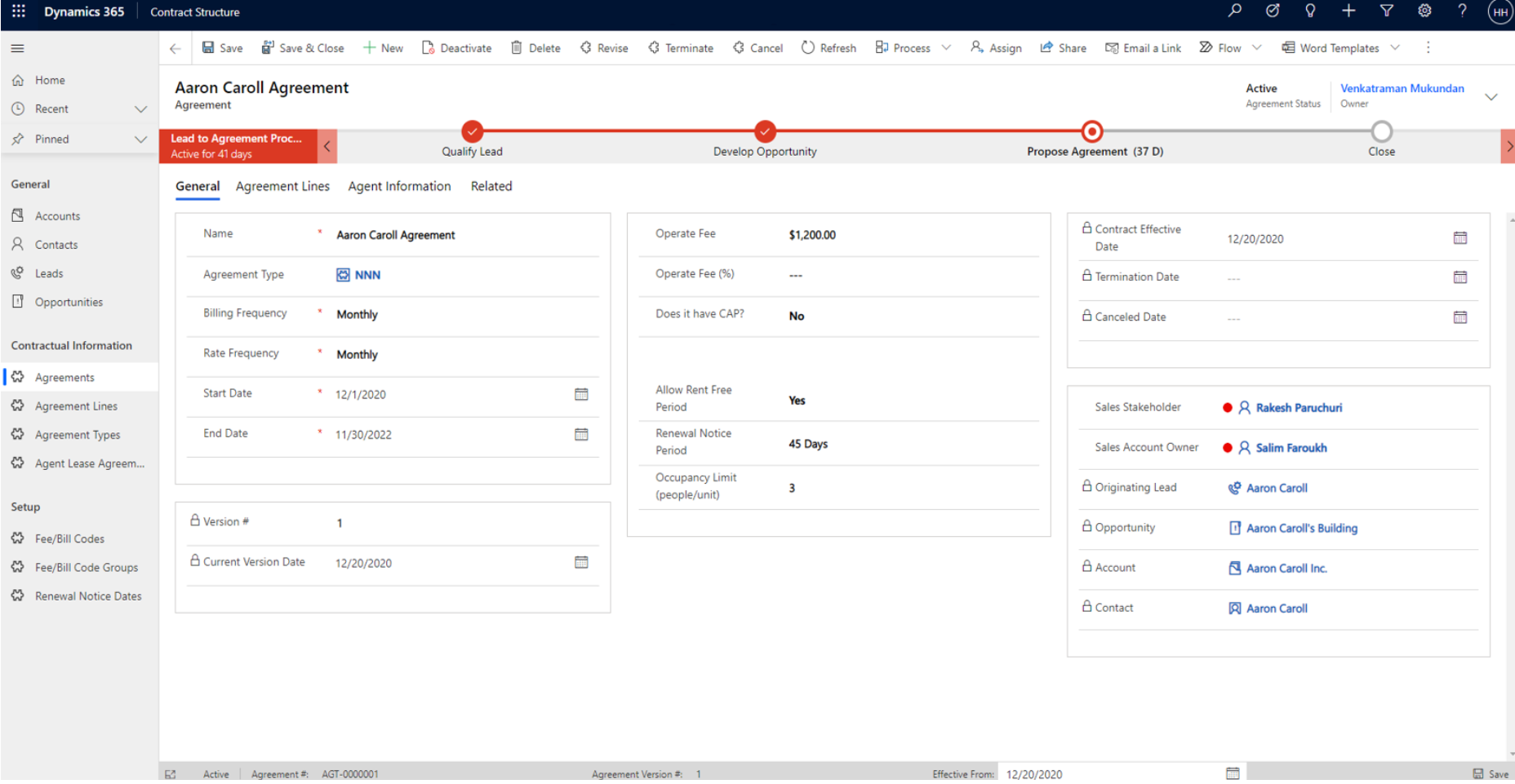 Asset Agreement Management Software - Asset Agreement Process