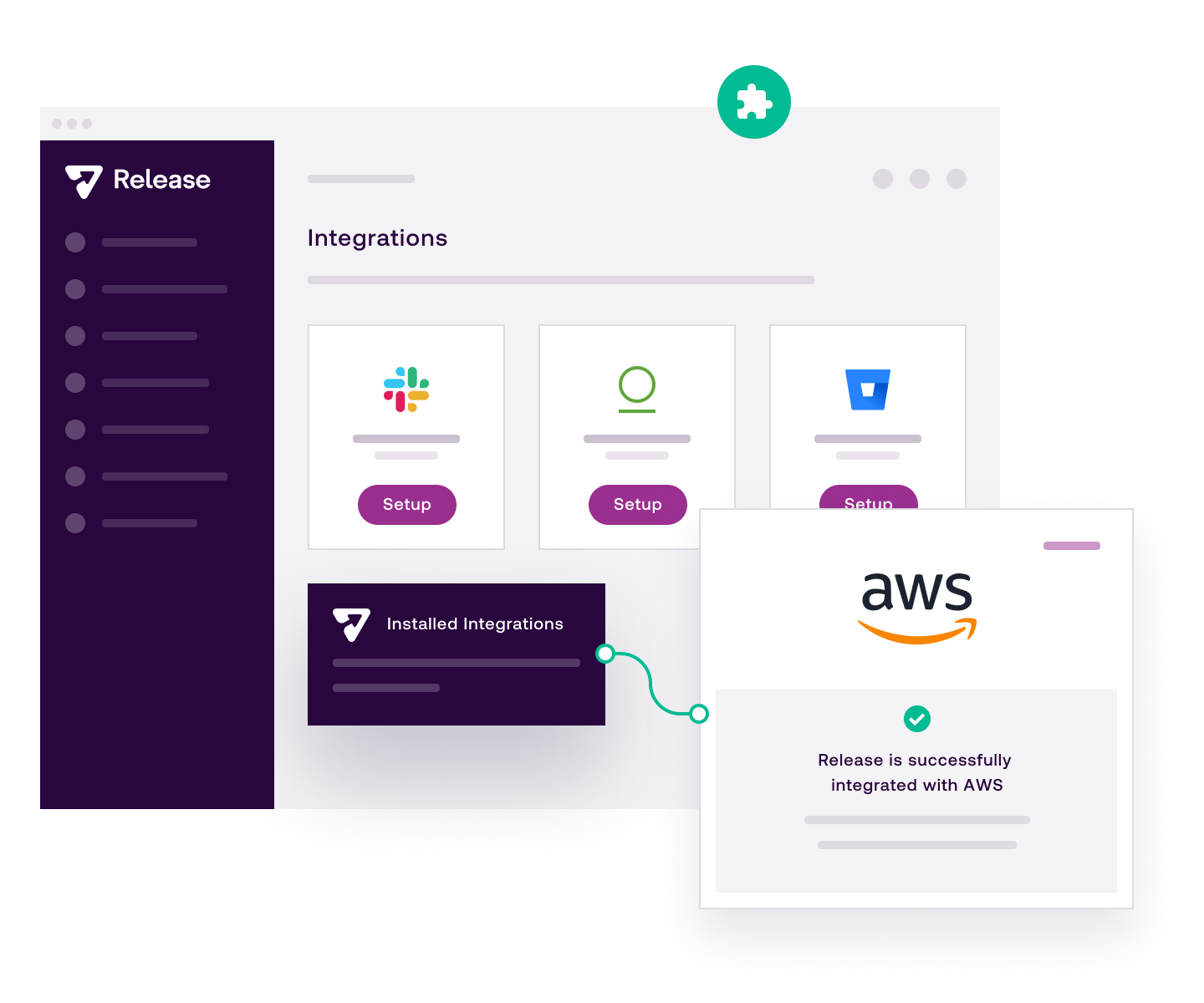 Release Environments run in an EKS cluster, within your AWS account, or can be hosted by us for a completely hands-off experience. On-premise or hosted, our service gives you total control over environment management and your data.