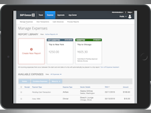 SAP Concur Software - Tablet - Manage expenses from anywhere